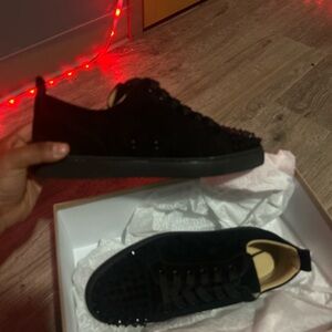 Christian Louboutin Black Sneakers Casual Style